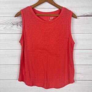 GAP Linen Blend Sleeveless Tank Size XS